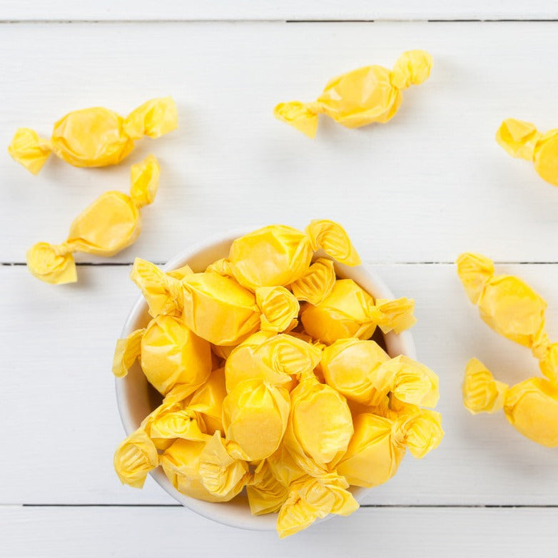 Lemon Taffy | Shop Salt Water Taffy Candy | Cabot's Candy